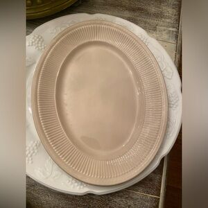 Elegant Beige  SHENANGO CHINA  Serving Platter